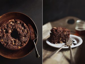 pear_apple_chocolate cake