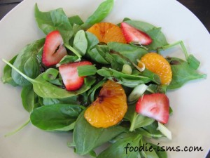 spinach salad Foodie-isms