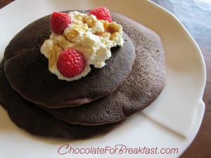 chocolate pancakes