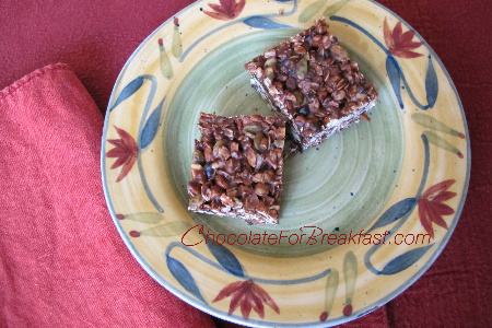 breakfast bar opt No Bake Chocolate Almond Bars